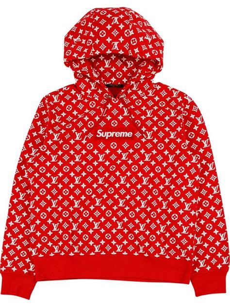 felpa louis vuitton x supreme|supreme x louis vuitton jacket.